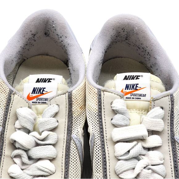 Nike LDWaffle Sacai Summit BV0073-100 Mesh Suede White Wolf Grey 10 - Preowned - Picture 8 of 11